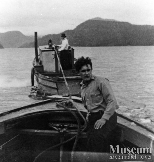 A boat under tow near Read Island