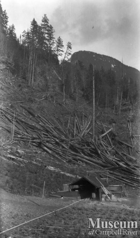 August Schnarr's homestead at Bute Inlet