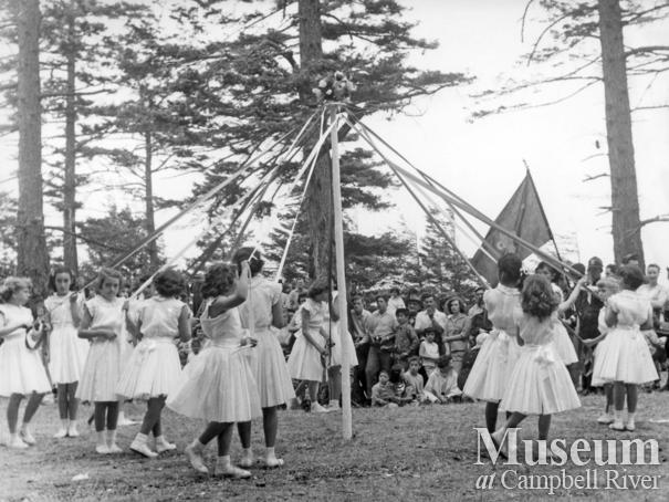 Quadra Island May Day, 1956