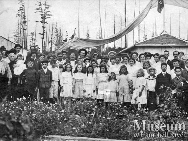 "Children's Day" A Garden Party, Heriot Bay, B.C.