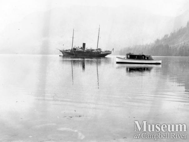 Major Fleischman's Yacht "Haida" and the Barrow Yacht "Toketie"