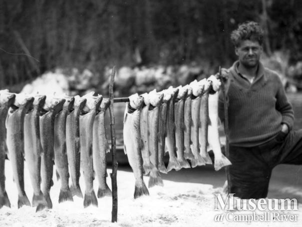 Catch of fish in Bute Inlet area