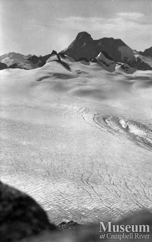View of glacier at the head of Bute Inlet